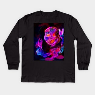 Abstract man Kids Long Sleeve T-Shirt